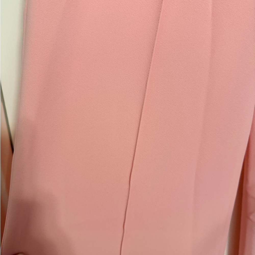 Alice + Olivia Blush Pink Wide-Leg Trousers - Picture 2 of 8
